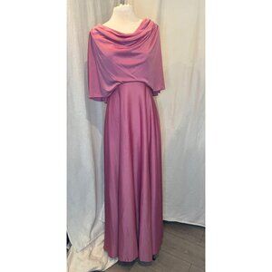 Vintage CELYCE DESIGNS, INC Women's Formal Pink Long Dress with a small flaw